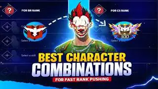 Best character combination in Free Fire | Br rank & CS rank combination | Best Skill Combination