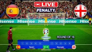 🔴LIVE PENALTY - Spain vs Georgia | UEFA EURO 2024 | Match Live Now