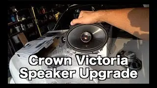 Ford Crown Victoria Speaker Upgrade