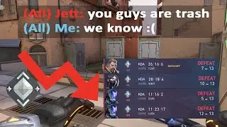 Valorant but we can't get out of Silver