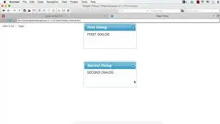 jQueryUI - Widget Dialog 8 - Different Methods