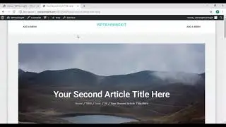 Video 21 – How to set Menus in WordPress