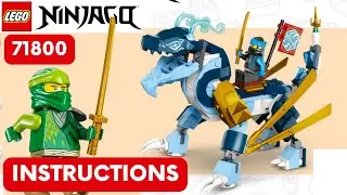 LEGO 71800 Nya’s Water Dragon EVO Building instructions -  LEGO® NINJAGO®