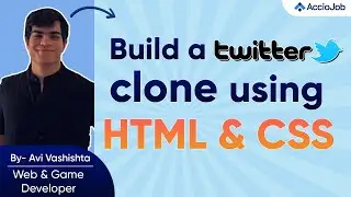 Build Twitter using HTML & CSS | HTML & CSS from scratch | Coding bootcamp