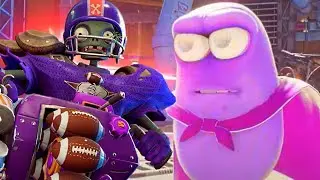 PURPLE PULVERIZER vs PURPLE SUPER BEAN - Plants vs Zombies Battle For Neighborville (Graveyard Ops)