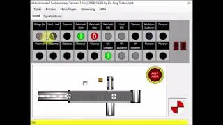 Virtuelles Prozessmodell Sortieranlage via Modbus am Raspberry PI (mit OpenPLC)