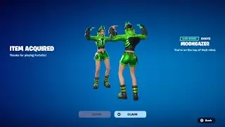 NEW “Moongazer” Fortnite Emote! (Cafune - Tek It TikTok Song)