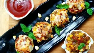 10 minutes snack recipe|veg corn starter|evening snack😋|party snacks|veg snacks recipes Indian|bread