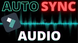 how to auto synchronize audio with video in Filmora 12