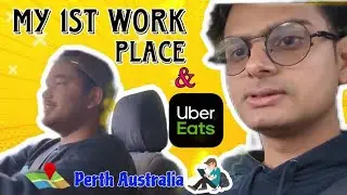 My 1st Job Place in Perth|| Uber Eats|| Student Life || A Evening Ride || @maankakura||