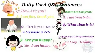 Everyday English Conversation Practice - Questions & Answers | improve your spoken English