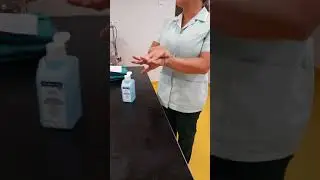 hand sanitising