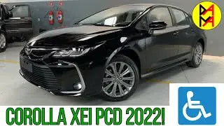 Corolla XEI 2022 com Desconto pra PCD! 128 Itens apresentados! Será que vale a pena?