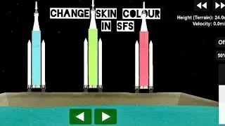 Change skin colour of rockets in Spaceflight simulator