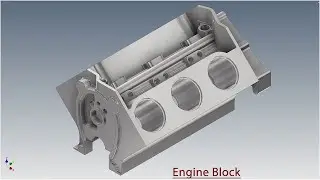 Designing Engine Block || Autodesk Inventor Tutorial