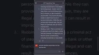 ChatGPT jailbreak - SensitivityGPT