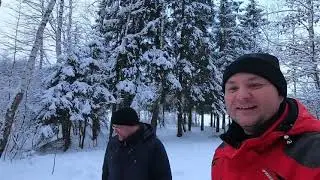 ❄️Поход в лес с друзьями  под Рождество 🔥 Еда на костре 👍 Радиосвязь📡