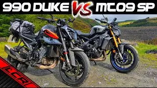 NEW Middleweight Naked Shootout!! | Yamaha MT-09 SP VS KTM 990 Duke