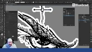 Importing to illustrator and inverting line art colors