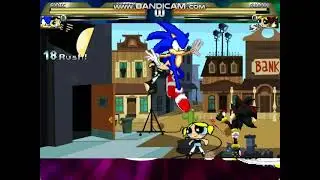 Mugen: Sonic & Buttercup VS. Shadow & Bubbles