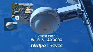 Access Point para Áreas Externas | AX 3000 Wi-FI 6 Ruijie | Reyee