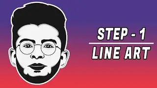 Vector portraits for beginners | Step 1 - Line Art