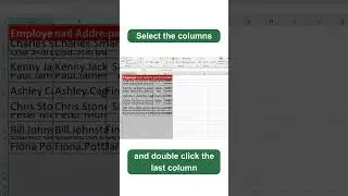 Master Excel Autofit: Perfect Your Spreadsheet Layout with This Simple Trick! #autofit
