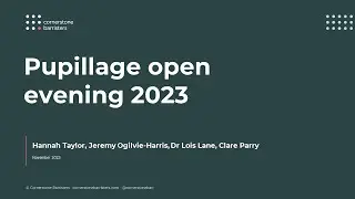 Pupillage Open Evening 2023 | Cornerstone Barristers