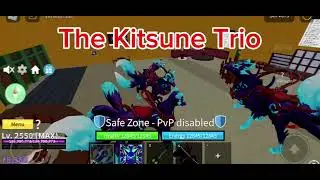 The Kitsune Trio @gavinpogiblox #bloxfruits