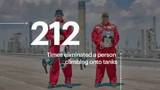 Shell Deer Park ROI Oil & Gas Drone Program Infographic