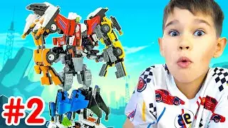 Роботы Трансформеры BlockFormers #2 Мегатрансфайтер 