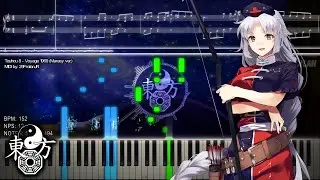 『Playable MIDI / Synthesia Visual』 Touhou 8 - Voyage 1969 (Marasy ver.)