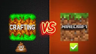 Сравнил Игры Crafting and Building VS Minecraft