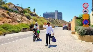 Tel Aviv Today. An Incredible Stroll from Hata'arucha Street to Hilton Beach
