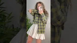 Образ из Pinterest с актуальной рубашкой ￼