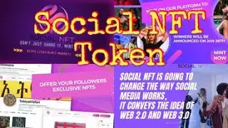 Social NFT Token The NFT MArket Place For Influencers