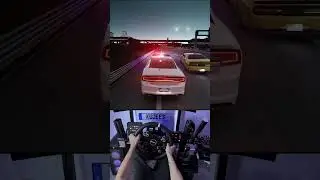 Police chasing Dodge demon