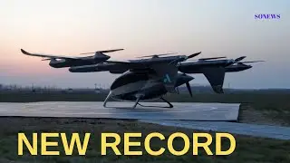 New record from the Chinese air taxi company