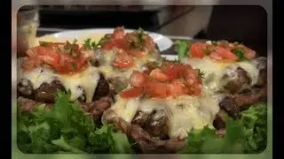 Мясные корзинки с грибами