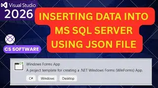 How to Insert Data into SQL Server in C# | WinForms .NET (Visual Studio 2026)
