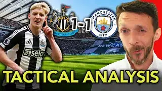 BRILLIANT NEWCASTLE | Tactical Analysis | Newcastle 1-1 Man City