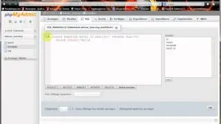 mysql function phpmyadmin