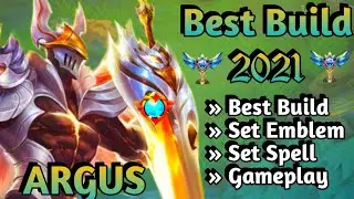 ARGUS BEST BUILD 2021 | ARGUS TOP 1 GLOBAL BUILD | ARGUS BUILD EMBLEM | ARGUS GAMEPLAY BROLIN KH ✅