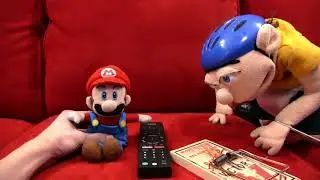 Jeffy sticks his hand in a mousetrap