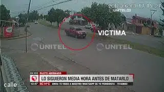 Varías cámaras revelaron que los sicarios siguieron por media hora a su víctima