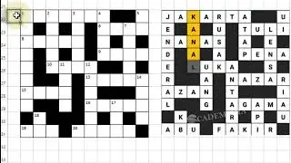 Cara Membuat TTS Bernomor Pada Excel