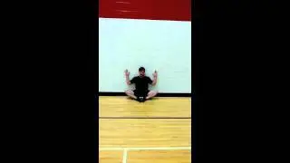 DS 2 Wall Sit with Shoulder Press