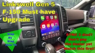 Linkswell Gen 5 F 150 T Style Radio Install