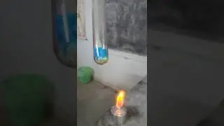 உப்பின் நீரேற்றத்தை கண்டறிதல் #bluevitriol #scienceexperiment #experiments #அறிவியல்