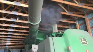 John Deere 9870 Combine Cold Start